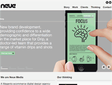 Tablet Screenshot of neue-media.co.uk